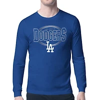 Men's Starter Royal Los Angeles Dodgers Team Track Graphic Long Sleeve T-Shirt