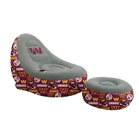 Pegasus Washington Commanders Tonal Logo Inflatable Chair & Ottoman