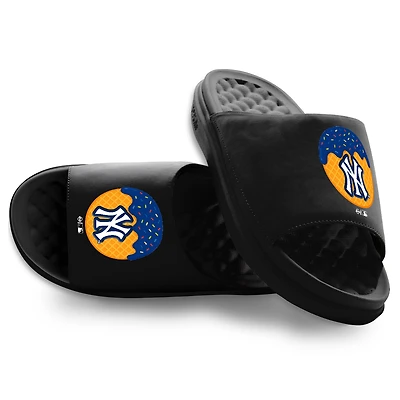 Youth ISlide Black New York Yankees Ice Cream Primary Motive Slide Sandals