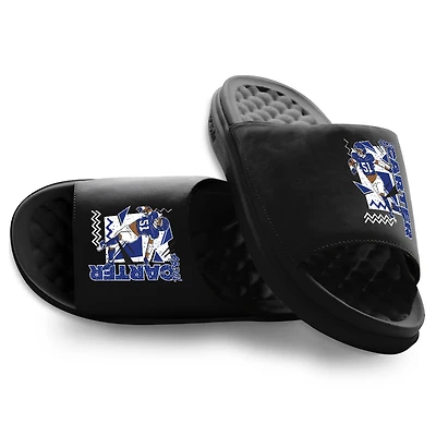 Youth ISlide Abdul Carter Black Retro Collage Motive Slide Sandals