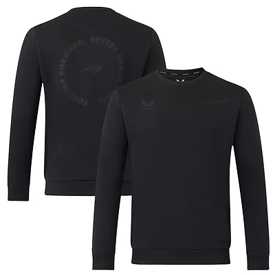 Men's Castore Black McLaren F1 Team Pullover Sweatshirt