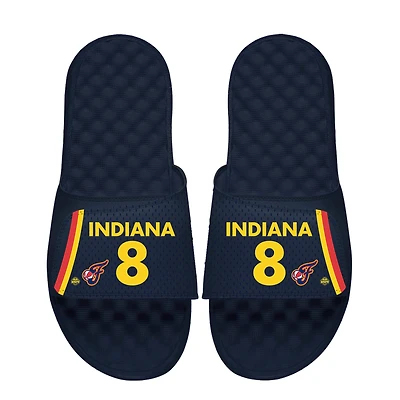 Unisex ISlide Sophie Cunningham Navy Indiana Fever Jersey Slide Sandals