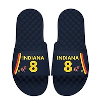 Unisex ISlide Sophie Cunningham Navy Indiana Fever Jersey Slide Sandals