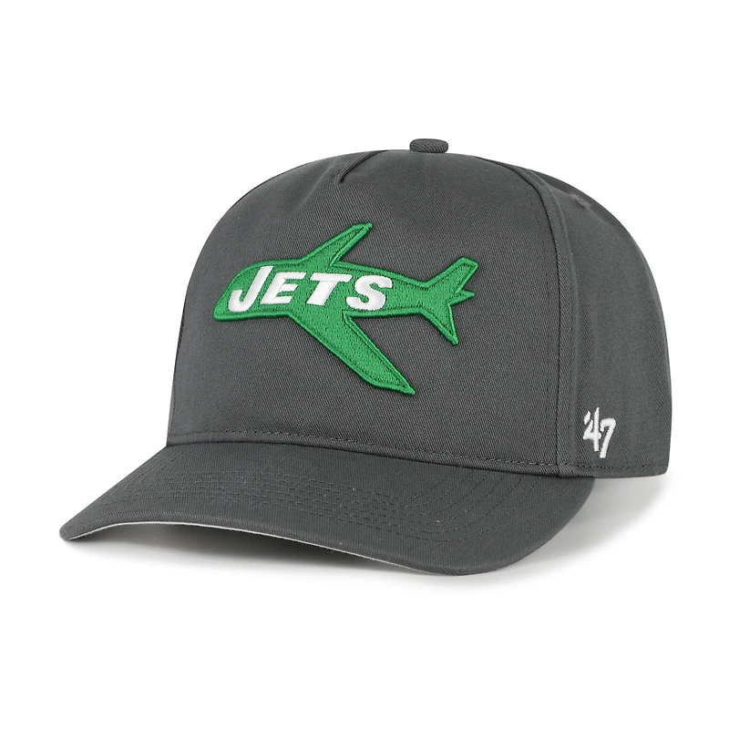 Men's '47  Charcoal New York Jets Hitch Adjustable Hat
