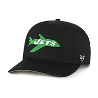 Men's '47  Black New York Jets Hitch Adjustable Hat