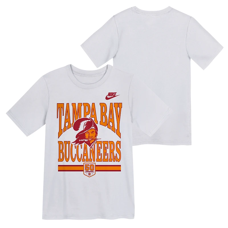 Toddler Outerstuff White Tampa Bay Buccaneers 50th Anniversary T-Shirt