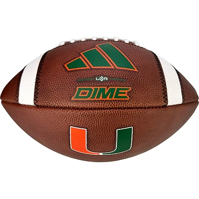 adidas Miami Hurricanes Dime Game Football