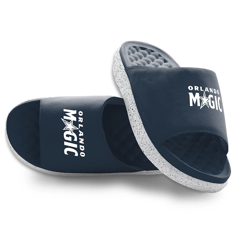 Unisex ISlide Orlando Magic Stacked Logo Motive Slide Sandals