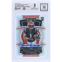 Ja'Marr Chase Cincinnati Bengals Autographed 2021 Panini Select Rookie Selections #RS-7 Beckett Fanatics Witnessed Authenticated /10 Rookie Card