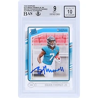 Brian Thomas Jr. Jacksonville Jaguars Autographed 2024 Panini Donruss #313 Beckett Fanatics Witnessed Authenticated 9/10 Rookie Card