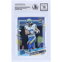Puka Nacua Los Angeles Rams Autographed 2023 Panini Donruss Optic #238 Beckett Fanatics Witnessed Authenticated 10 Rookie Card