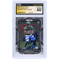 Breece Hall New York Jets Autographed 2022 Panini Prizm #317 CGC Authenticated Rookie Card
