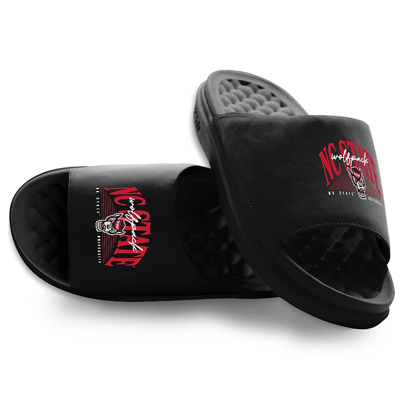 Unisex ISlide NC State Wolfpack Varsity Stack Motive Slide Sandals