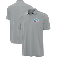 Men's Antigua  Gray Super Bowl LX Western Performance Polo