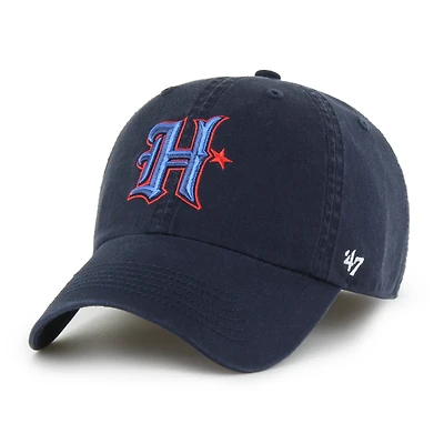 Men's '47 Navy Houston Texans Alternate Logo Franchise Fitted Hat