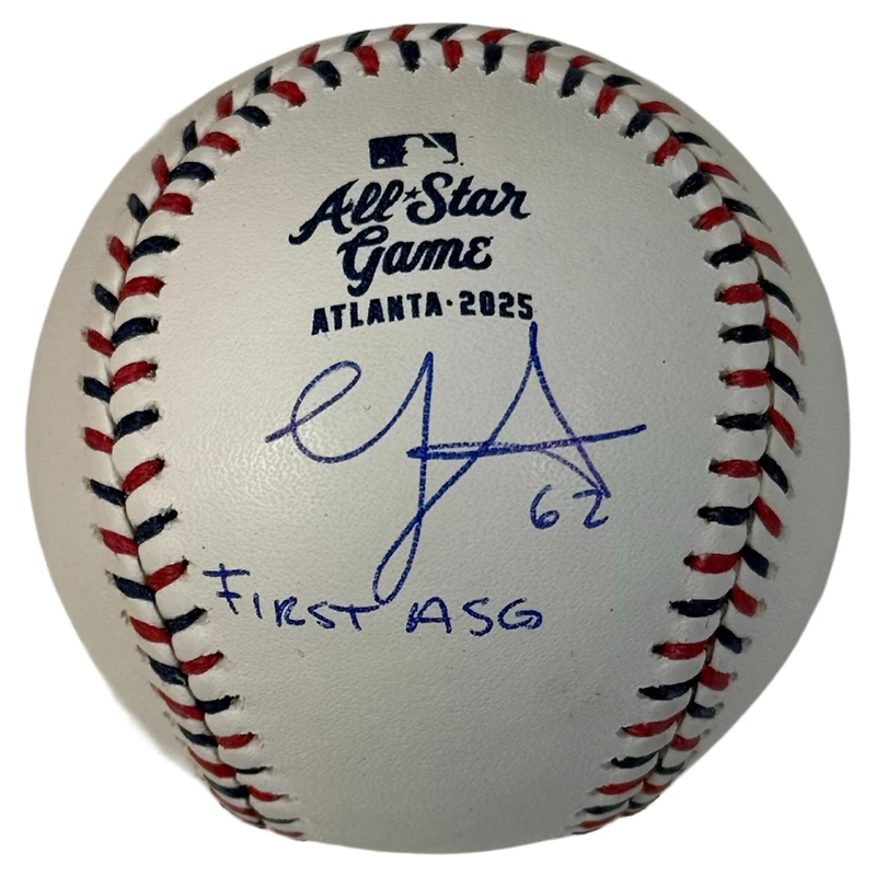Jonathan Aranda Tampa Bay Rays Autographed 2025 All-Star Game Logo Baseball with "First ASG" Inscription