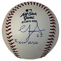 Jonathan Aranda Tampa Bay Rays Autographed 2025 All-Star Game Logo Baseball with "First ASG" Inscription