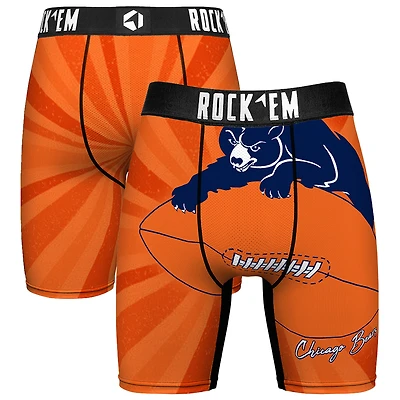 Men's Rock Em Socks Chicago Bears Throwback Swirl Boxer Briefs
