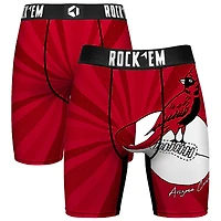 Men's Rock Em Socks Arizona Cardinals Throwback Swirl Boxer Briefs