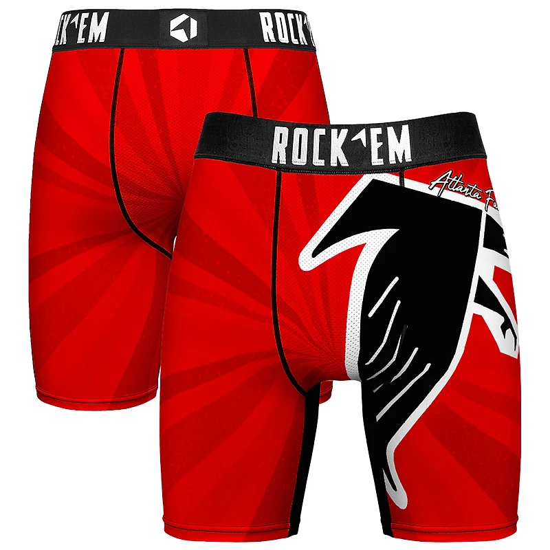 Men's Rock Em Socks Atlanta Falcons Throwback Swirl Boxer Briefs
