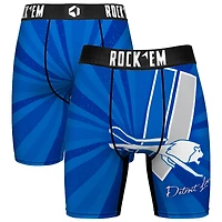 Men's Rock Em Socks Detroit Lions Throwback Swirl Boxer Briefs