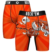 Men's Rock Em Socks Cincinnati Bengals Throwback Swirl Boxer Briefs