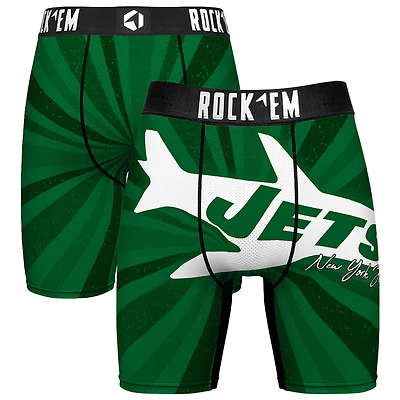 Men's Rock Em Socks New York Jets Throwback Swirl Boxer Briefs