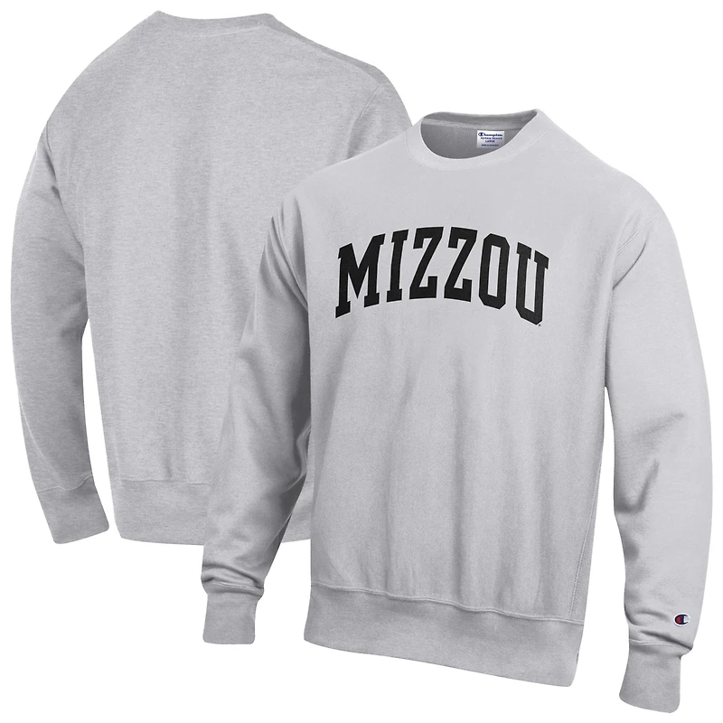 Men's Champion Gray Missouri Tigers Reverse Weave Fleece Sweatshirt