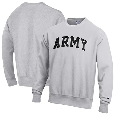 Men's Champion Gray Army Black Knights Reverse Weave Fleece Sweatshirt