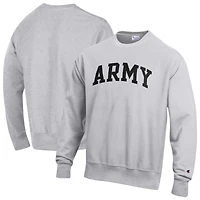 Men's Champion Gray Army Black Knights Reverse Weave Fleece Sweatshirt