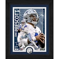 Highland Mint Dak Prescott Dallas Cowboys 13" x 16" Silver Coin Photo Mint