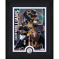 Highland Mint Caleb Williams Chicago Bears 13" x 16" Silver Coin Photo Mint
