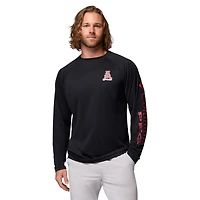 Men's Columbia  Gray Alabama Crimson Tide Big & Tall Terminal Tackle Long Sleeve Omni-Shade T-Shirt
