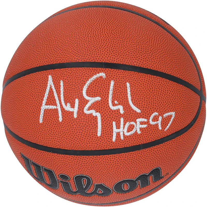 Alex English Denver Nuggets Autographed Wilson Authentic Series Indoor/Outdoor Basketball with "HOF 97" Inscription