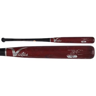 CJ Abrams Washington Nationals Game-Used Red/Black Victus Broken Bat vs. St. Louis Cardinals on July 9, 2025