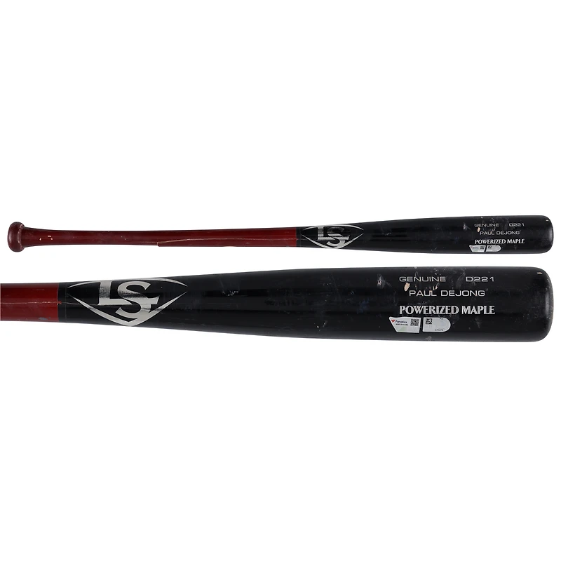 Paul DeJong Washington Nationals Game-Used Black/Red Louisville Slugger Broken Bat vs. Detroit Tigers on July 2, 2025 - Game Two of Doubleheader
