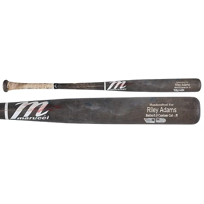 Riley Adams Washington Nationals Game-Used Gray Marucci Broken Bat vs. Detroit Tigers on July 3, 2025