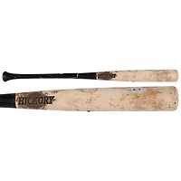 Jared Triolo Pittsburgh Pirates Game-Used Tan/Black Old Hickory Broken Bat vs. Miami Marlins on June 9, 2025