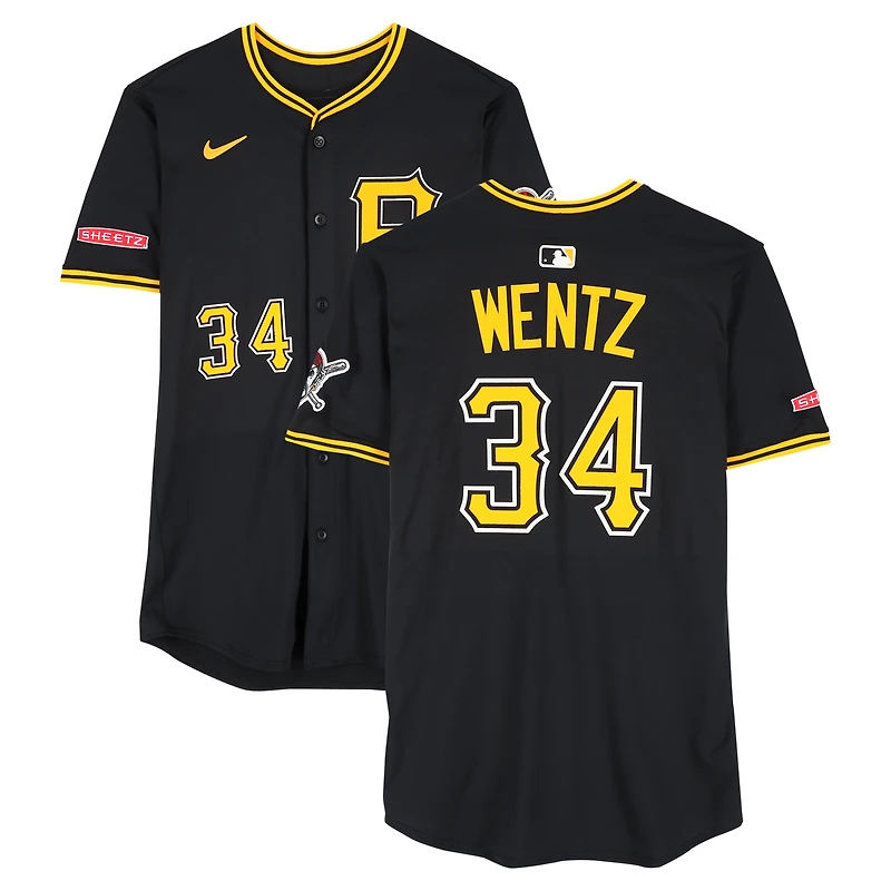 Joey Wentz Pittsburgh Pirates Player-Issued Nike Jersey from the 2025 MLB Season