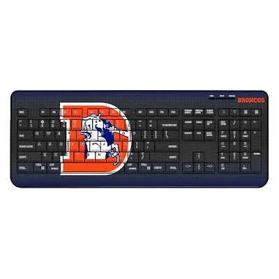 Keyscaper Throwback Denver Broncos Wireless Keyboard