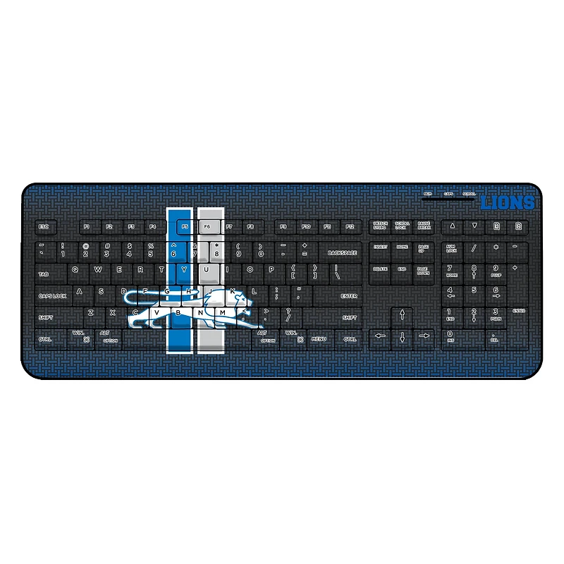 Keyscaper Throwback Detroit Lions Wireless Keyboard