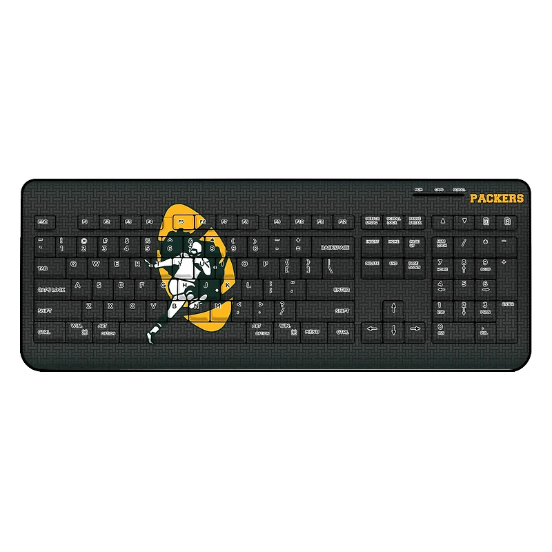 Keyscaper Green Bay Packers Wireless Keyboard