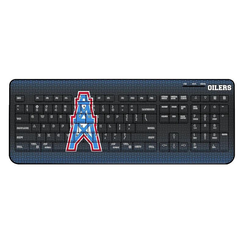 Keyscaper Throwback Houston Oilers Wireless Keyboard