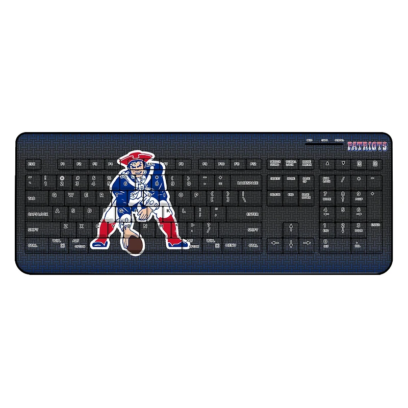 Keyscaper Throwback New England Patriots Wireless Keyboard