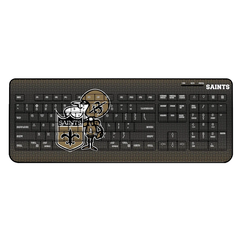 Keyscaper Throwback New Orleans Saints Wireless Keyboard
