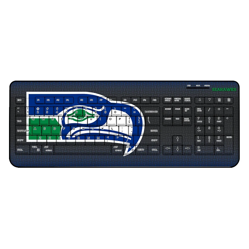 Keyscaper Throwback Seattle Seahawks Wireless Keyboard