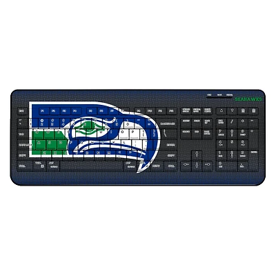 Keyscaper Throwback Seattle Seahawks Wireless Keyboard