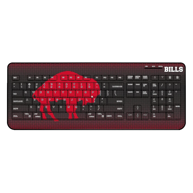 Keyscaper Throwback Buffalo Bills Wireless Keyboard