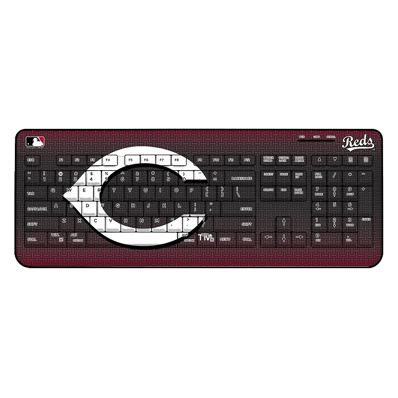 Keyscaper Cincinnati Reds Wireless Keyboard