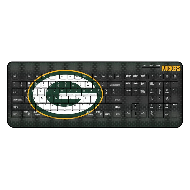 Keyscaper Green Bay Packers Wireless Keyboard